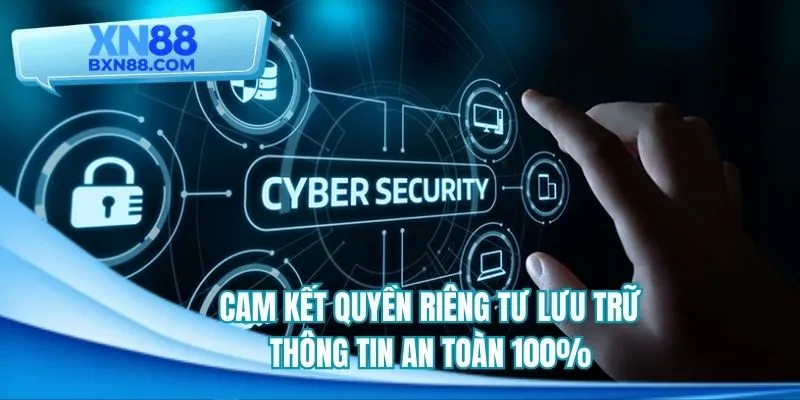 Cam kết quyền riêng tư lưu trữ thông tin an toàn 100%
